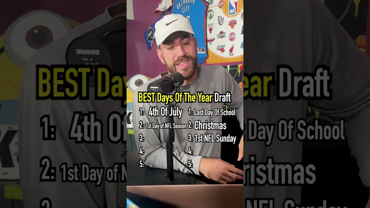 DRAFTING the best days of the year #shorts #podcast