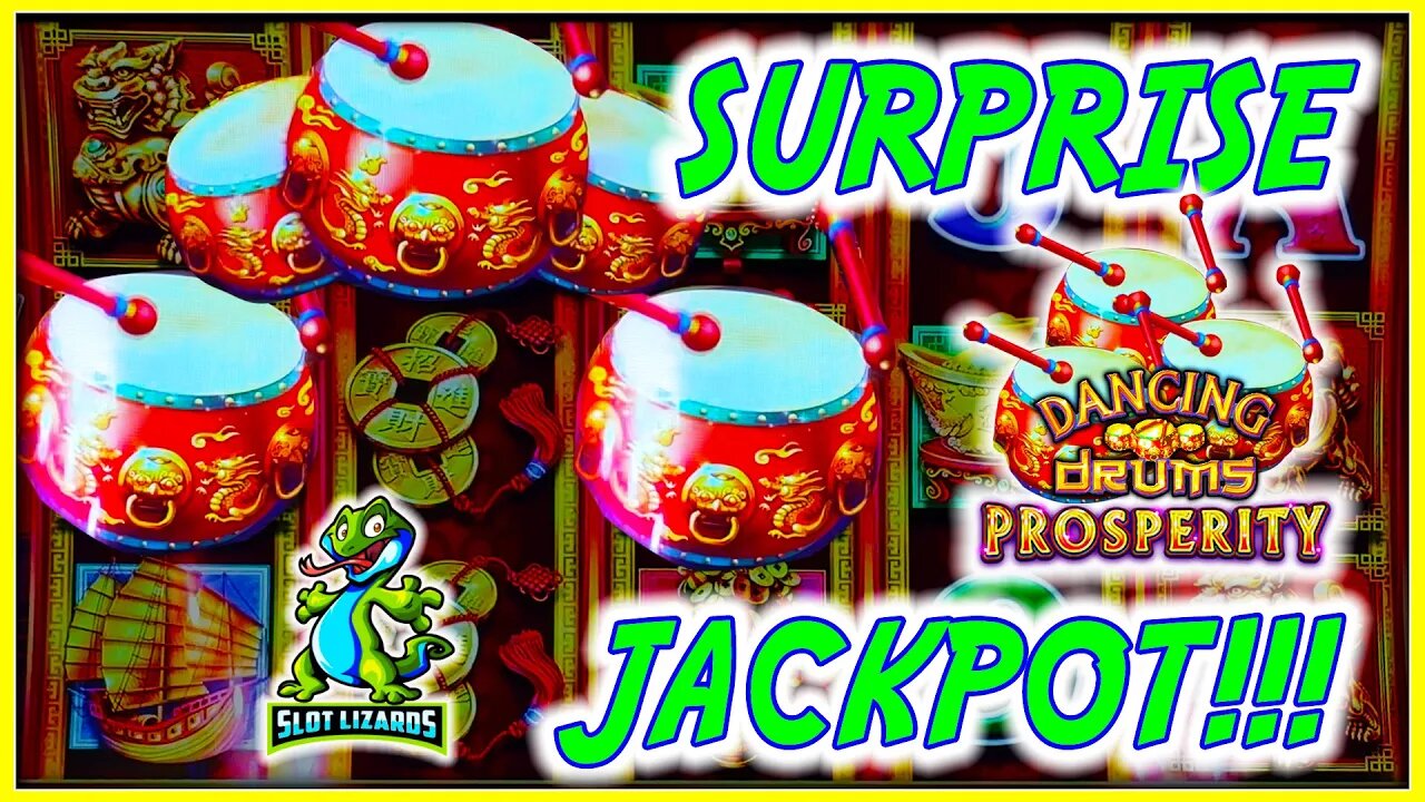 BACK TO BACK BANG IT OUT! JACKPOT! Dancing Drums Prosperity Slot EPICNESS!