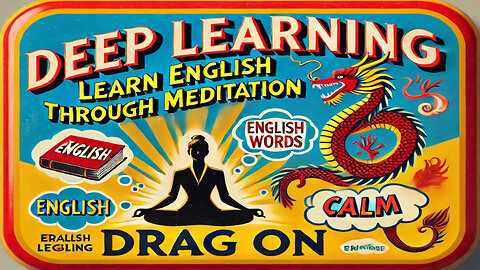 DEEP LEARNING: Meditation English Vocabulary "DRAG ON"