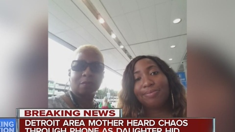 Detroit area mother heard chaos of shooting as daughter hid