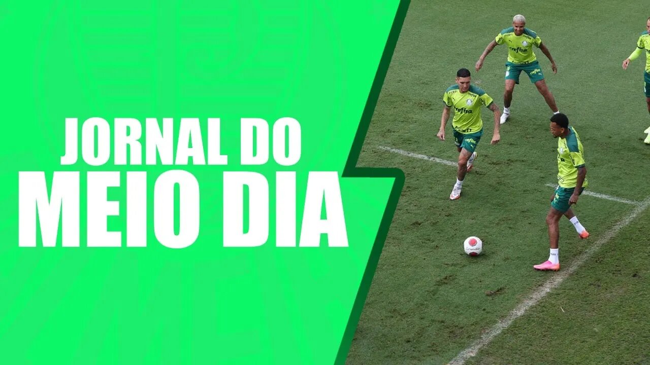 JORNAL DO MEIO DIA - AO VIVO! PALMEIRAS 3 x 0 CORINTHIANS