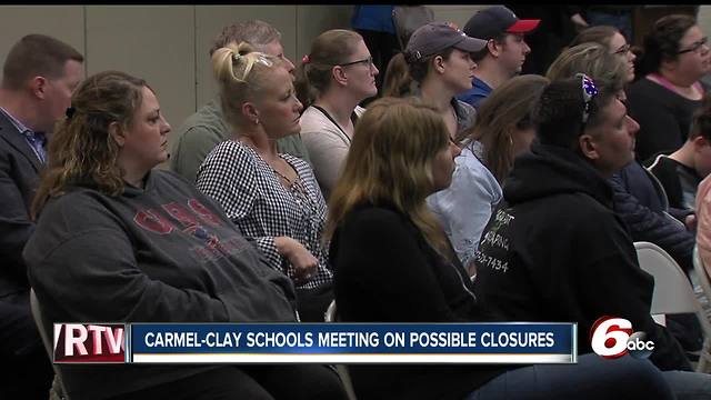 Carmel-Clay schools meet with parents about possible closures