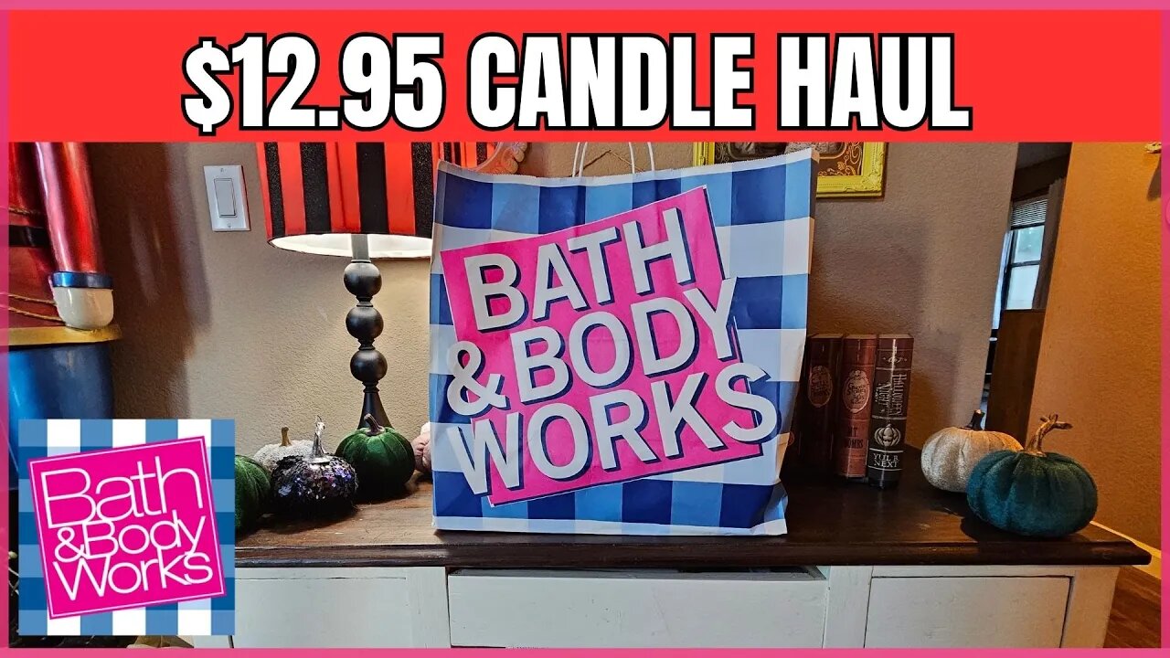 $12.95 Bath & Body Works Candle Haul | Plus Walmart Spooky Animated Books | #bathandbodyworks