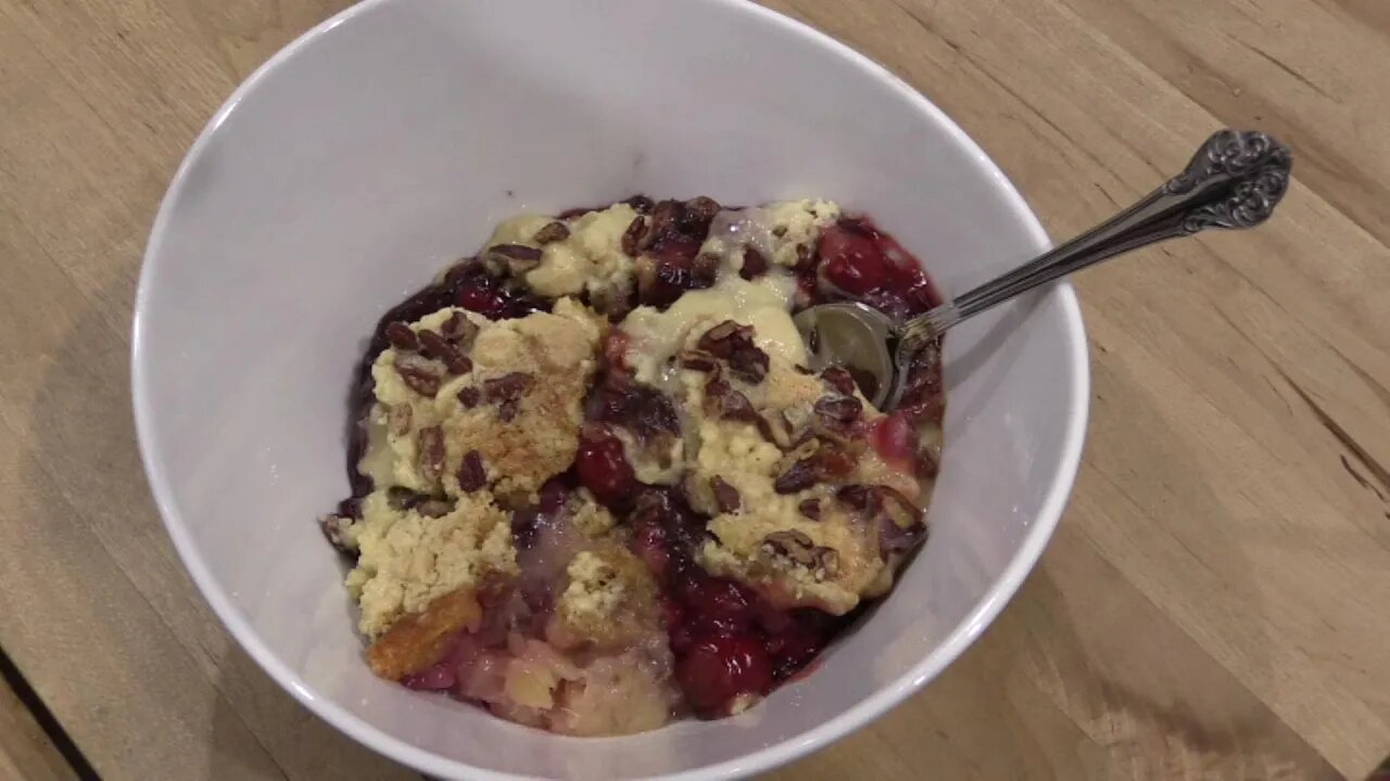 Dump Cake Recipe with Amaretto Cherries & Chocolate