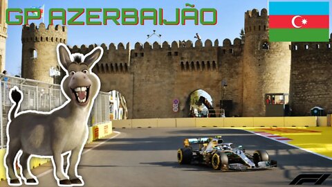 F1 22 MY TEAM - Modo Carreira EP8 GP AZERBAIJÃO - Burro na Pista ! FORMULA 1 2022