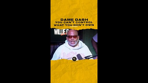 @damedash You can’t control what you don’t own
