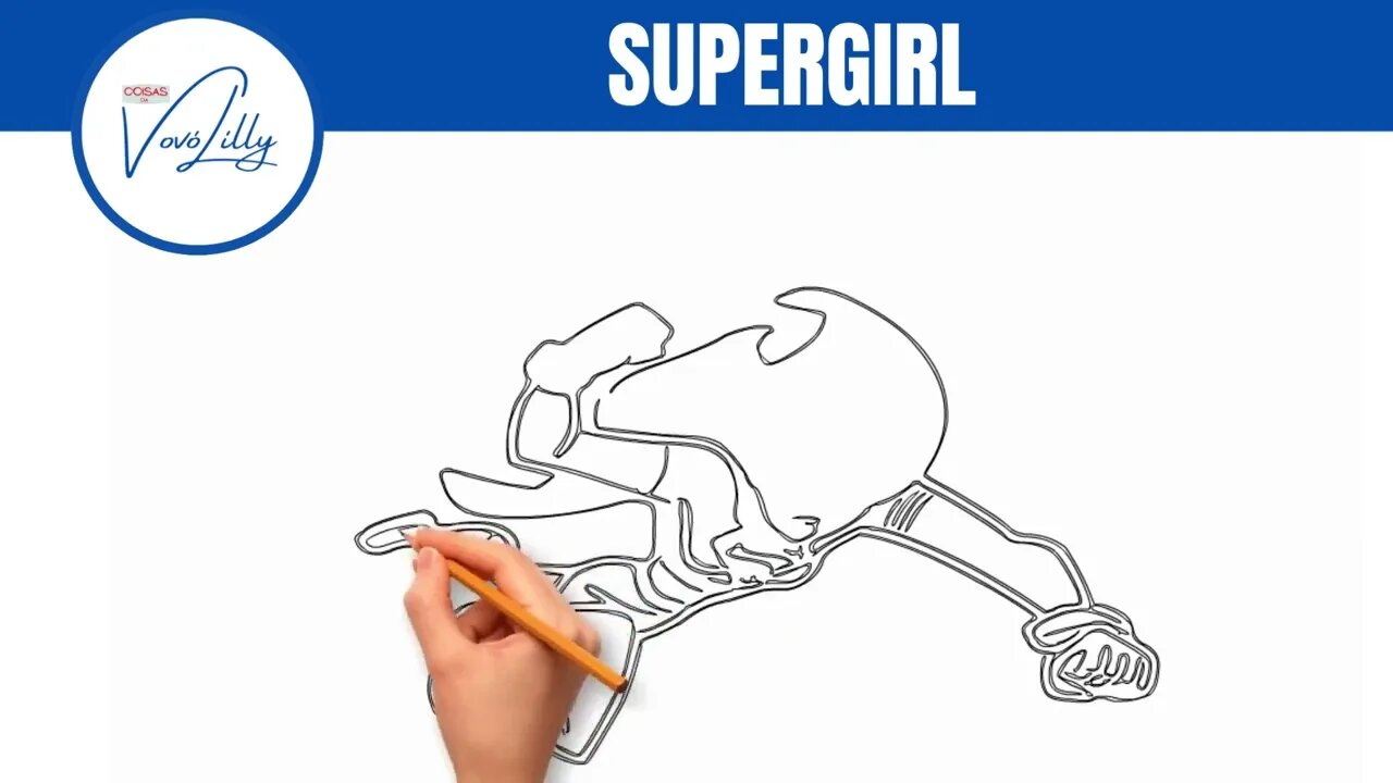 COMO DESENHAR | SUPER GIRL | PASSO A PASSO. MUITO FÁCIL