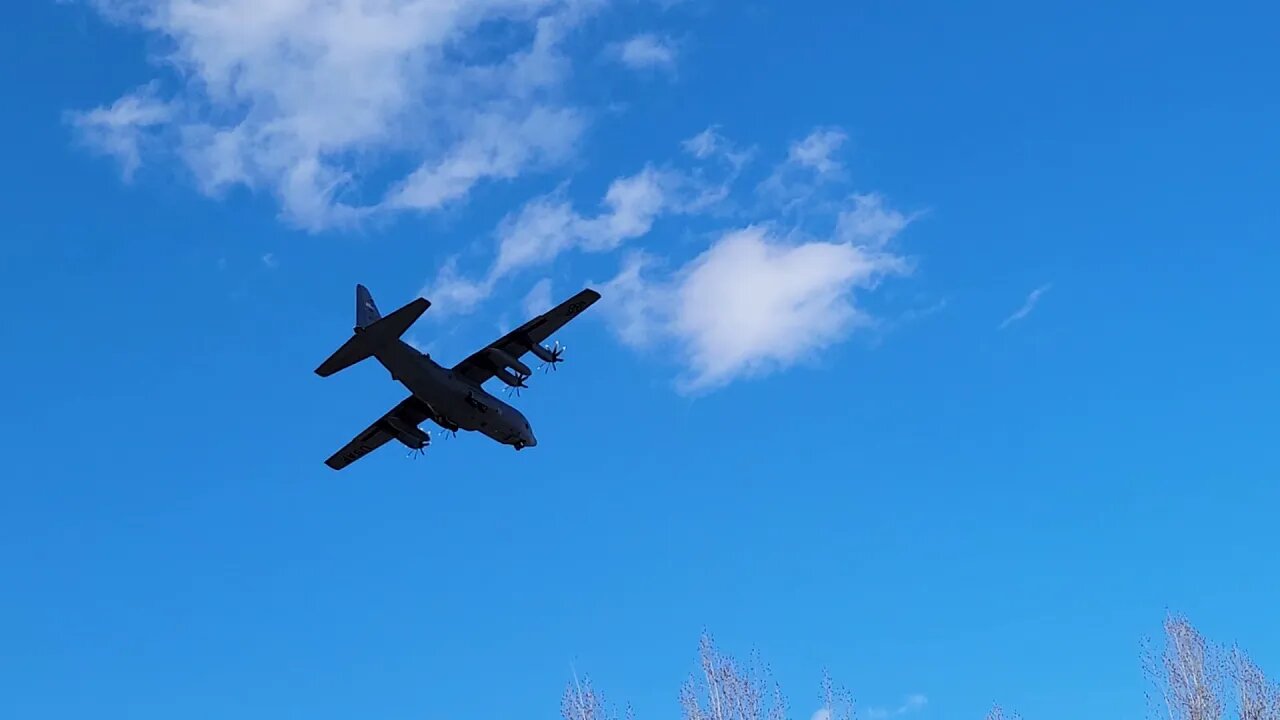 C-130 Hercules flyover