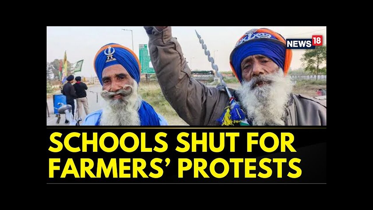 Schools Closed Today In Ambala Amid Farmers' ‘Dilli Chalo March’ | Farmer's Protests | News18