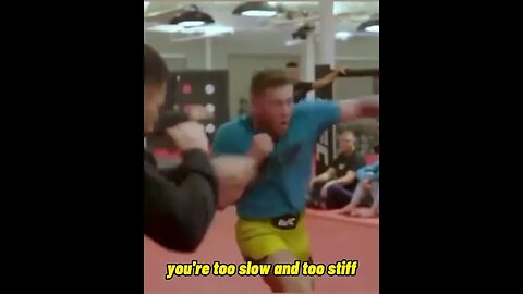 155 Conor Mcgregor gets advice from 145 Conor Mcgregor