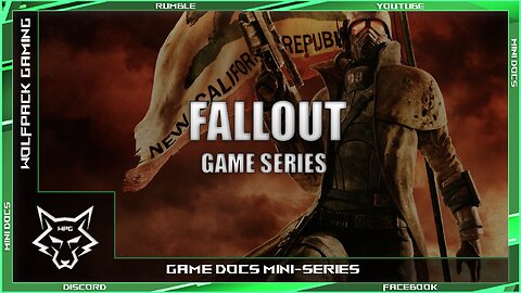 ⚡Fallout Game Series: Post-Apocalyptic Masterpiece | Game Docs | Mini Series⚡