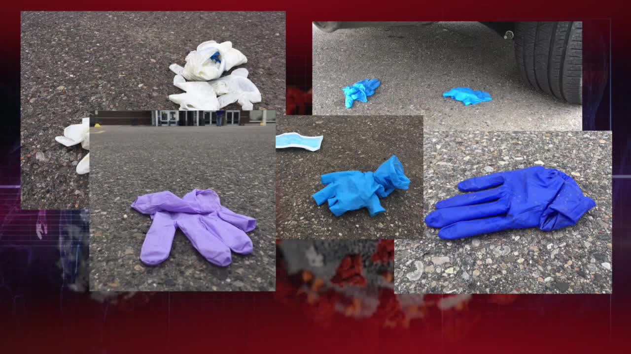 Dirty gloves found littering parking lots in Oakland County