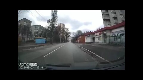 He narrowly escapes a projectile explosion!