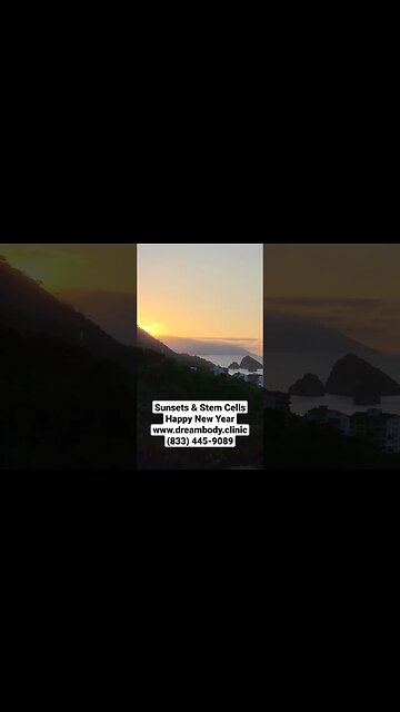 Sunsets & Stem Cells. Happy New Year from Dream Body Clinic #stemcells