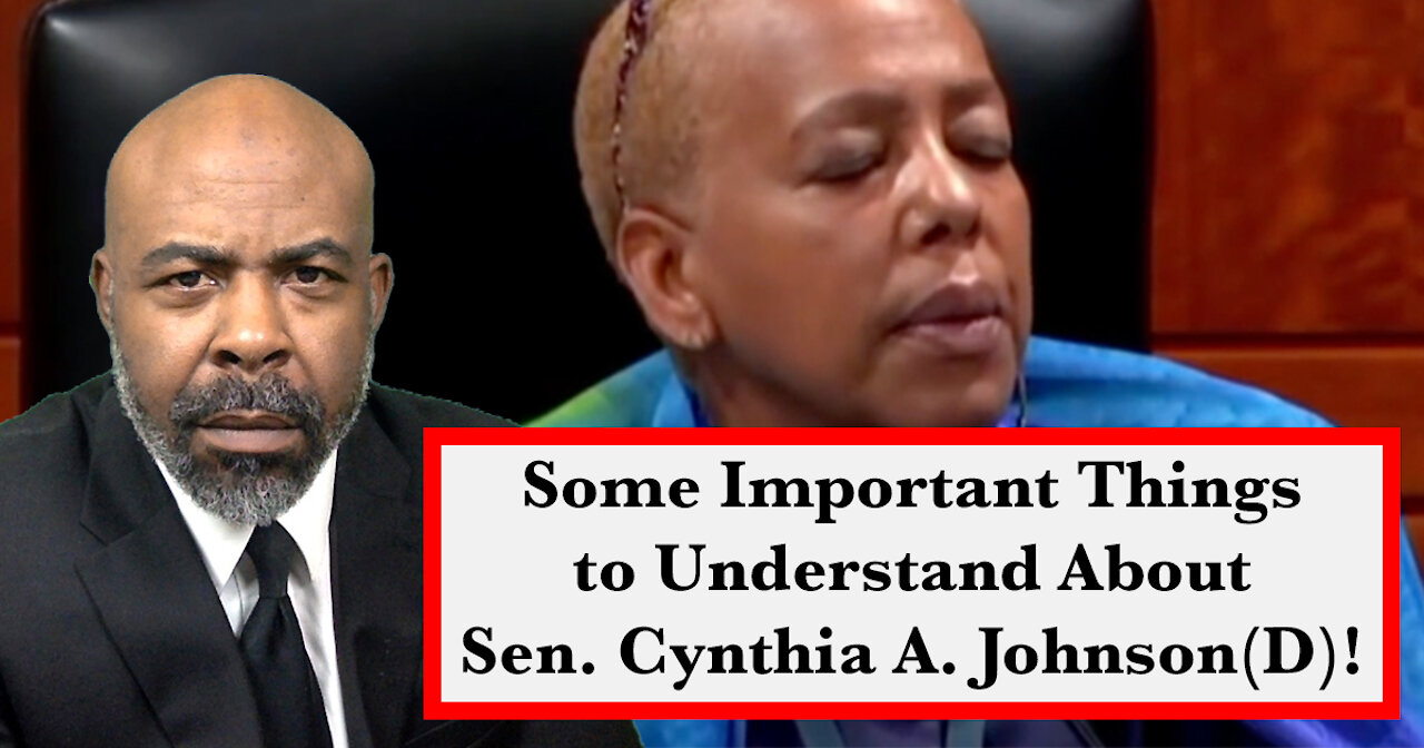 Sen. Cynthia A Johnson of MI Disrupted Hearings in Michigan BUT WHY? Some Thoughts About Her Actions