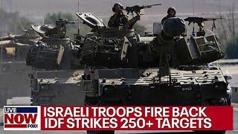 Israel-Hamas war: Israeli soldiers strike 250 terrorist targets, Hezbollah attacks |LiveNOW from FOX
