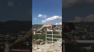 Crazy Exercise with Incredible View
