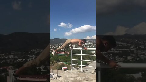 Crazy Exercise with Incredible View