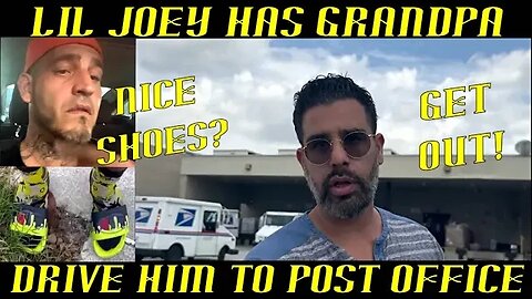 Frauditor Little Joey Has Grandpa Drive Him to Post Office To Film: HAHA!