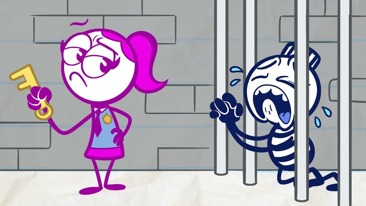 Jail Mouse Rock - Pencilmation - Animation - Cartoons - Pencilmation