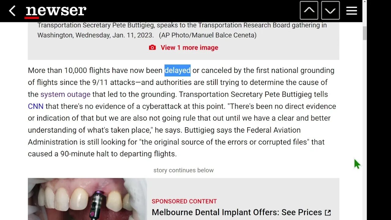 🟨 自 2001/9/11 以來美國首次大規模停飛國內航班