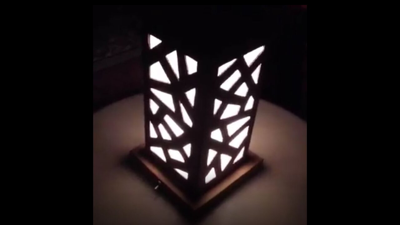 DIY Creative Cardboard Lamp