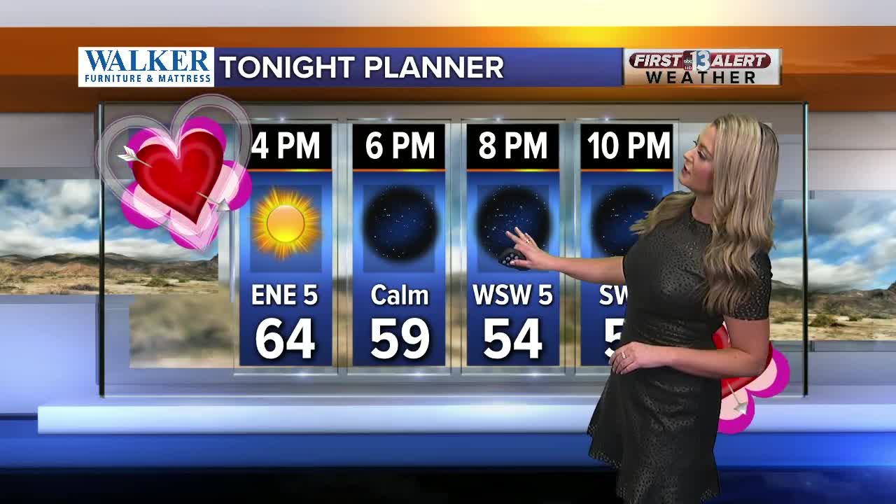 13 First Alert Las Vegas evening forecast | Feb. 14, 2020