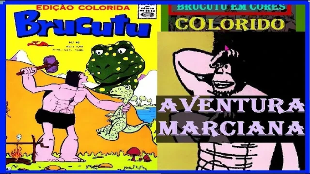 10 BRUCUTU ESPECIAL EM CORES AVENTURA MARCIANA #gibi #comics #quadrinhos #hitorieta #museusogibi