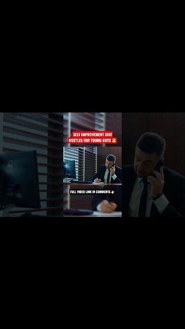 Self Improvement SIDE HUSTLES for Young Guys 🤯 💰