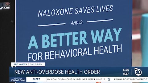 New anti-overdose health order