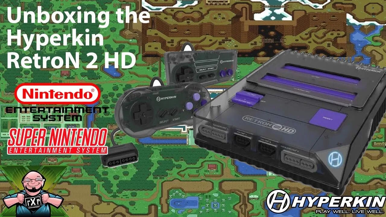 Unboxing Hyperkin's RetroN 2 HD Space Black Edition NES SNES & SFC HDMI-Equipped Clone System