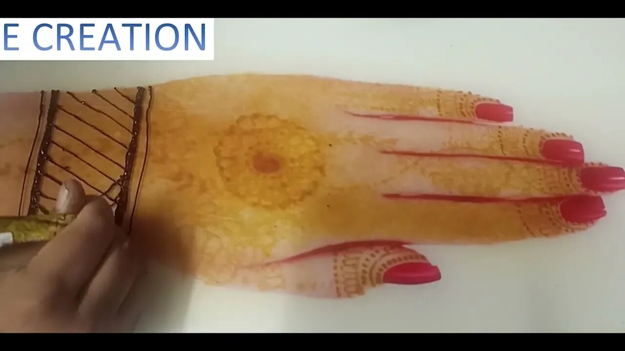 Karva Chauth Special Simple Full Hand Mehndi Design