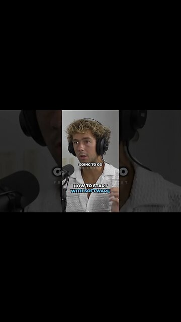 This is how you can START with software ..