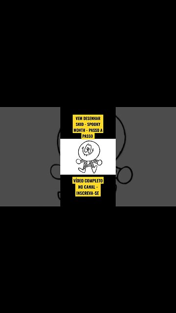 COMO DESENHAR SKID - SPOOKY MONTH - FÁCIL #desenho #desenhofacil #desenholivre #shorts