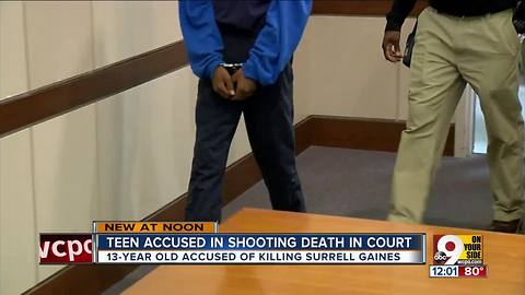 Teen accused in shooting death appears in court