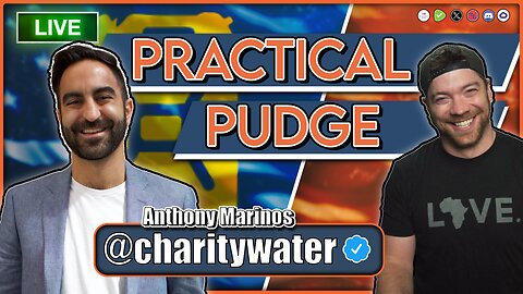 🟡 Practical Pudge Ep 51 | The 100 % Model & Charity Water - w Anthony Marinos
