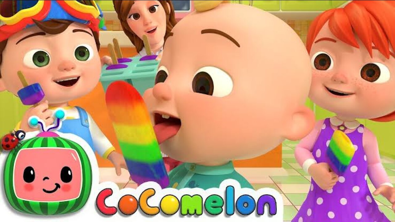 The Colors Song (with Popsicles) | CoComelon Nursery Rhymes & Kids Songs