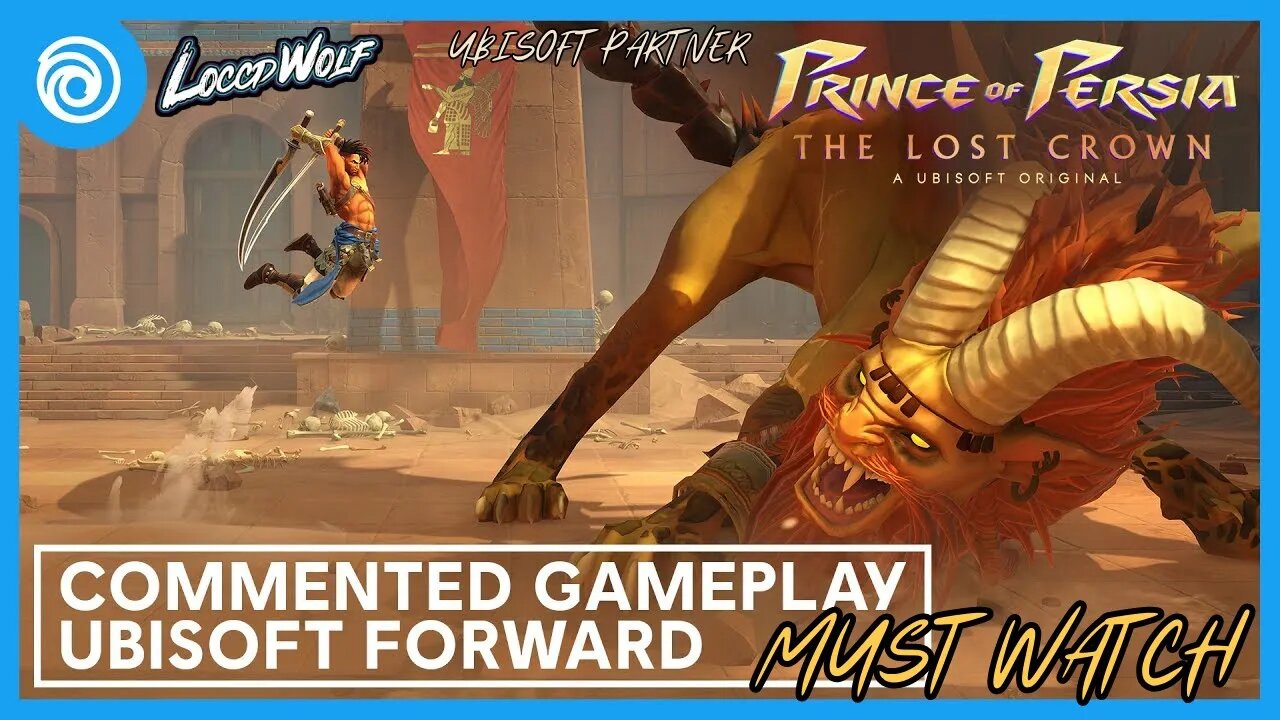 Prince of Persia The Lost Crown - Reveal Commented Gameplay | Ubisoft Forward (FIRST LOOK REACTION)