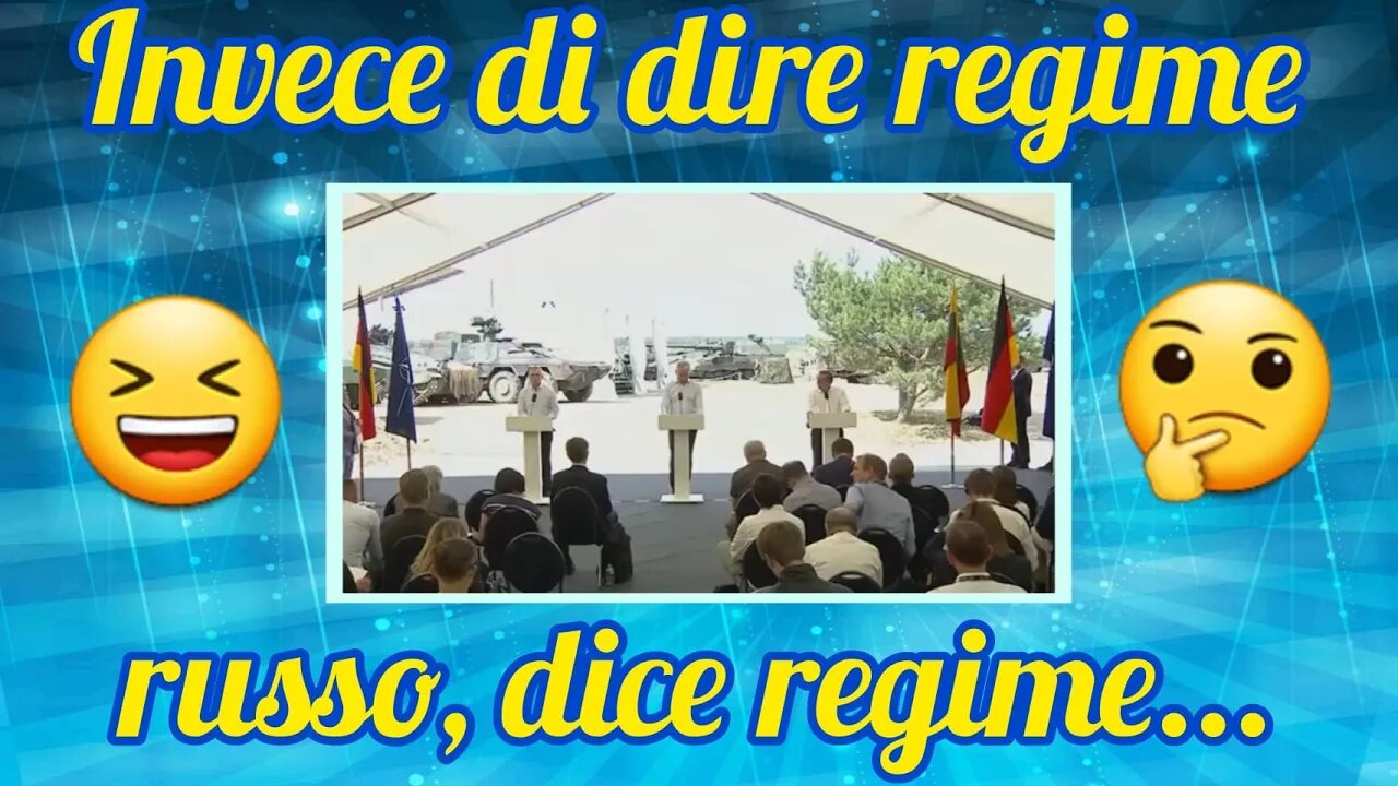 La strana gaffe del Segretario generale della Nato