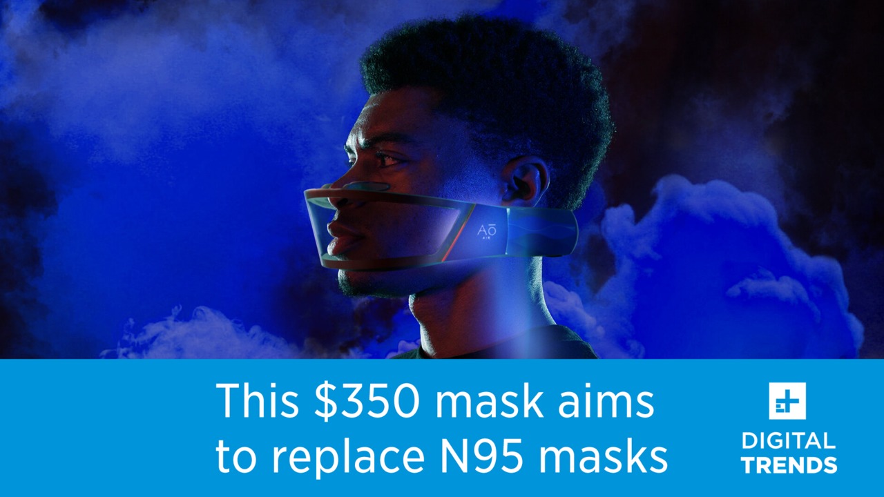 This $350 filtered mask looks like something out of science fiction