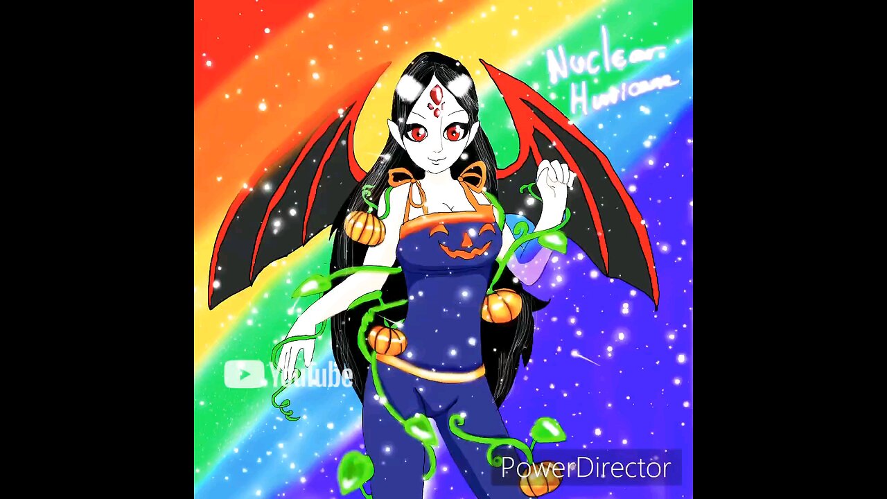 speedpaint pumpkins and rainbows