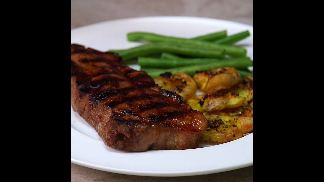 Bourbon Coke Steaks with Garlic Mashed Potatoes [GMG Originals]