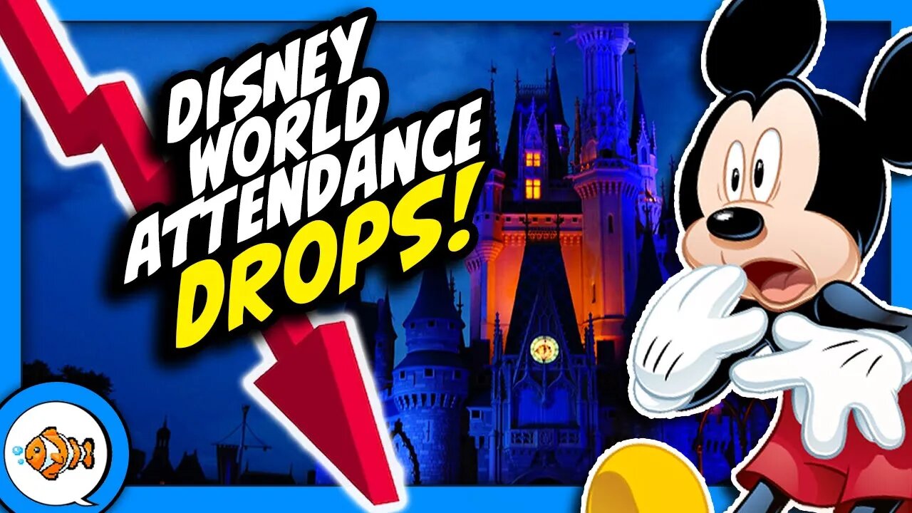 Disney Stock DOWNGRADED as Disney World Attendance PLUMMETS!