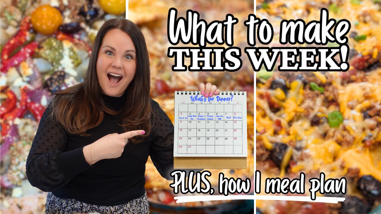 A WEEK of DELICIOUS DINNERS everyone will love! | HOW TO MEAL PLAN