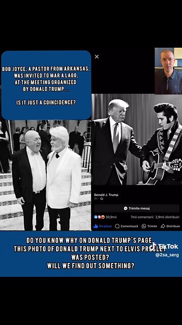 Donald Trump’s Shocking Elvis Post Raises Questions About Pastor Bob Joyce’s True Identity!