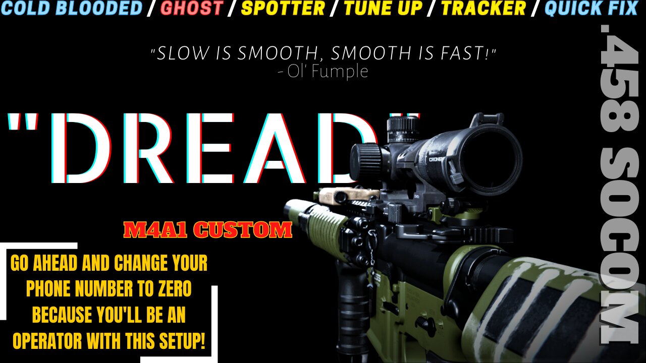 Modern Warfare | Custom M4A1 | "Dread"