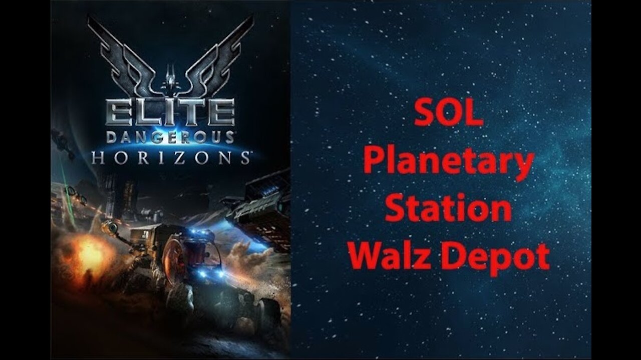 Elite Dangerous: Permit - SOL - Planetary Station - Walz Depot - [00059]