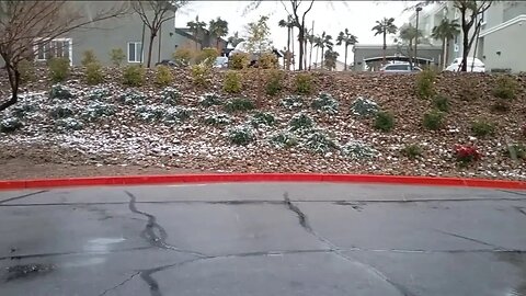 Snow in vegas