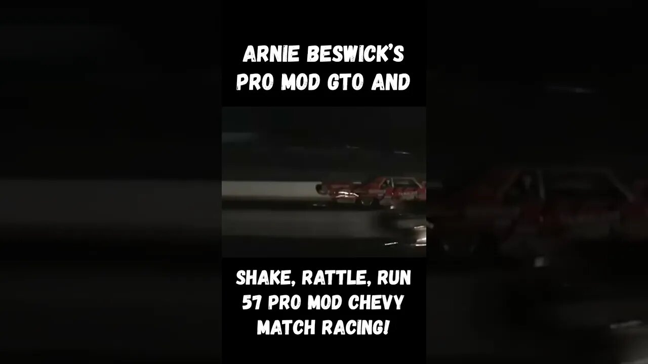 Best Drag Race Ever! Tameless Tiger GTO vs. Shake, Rattle, Run! Pro Mod Match Race! #shorts
