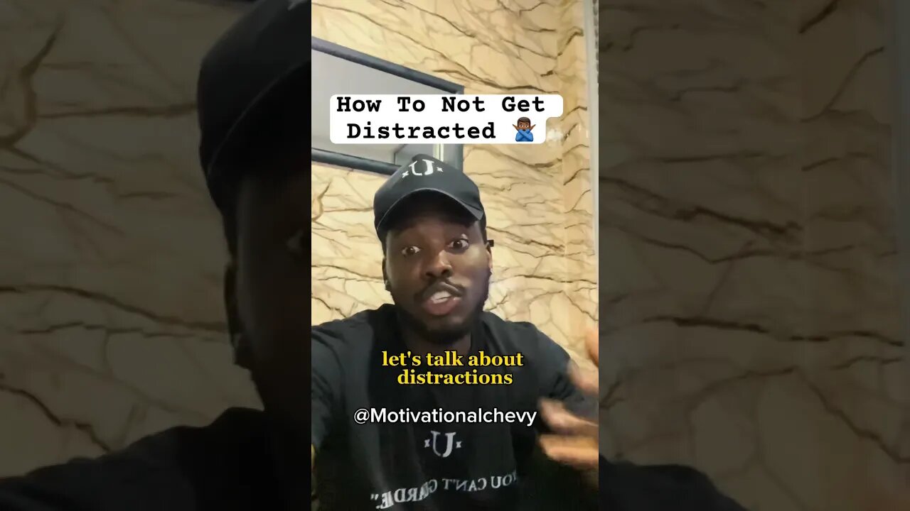 How To Not Get Distracted 🙅🏾‍♂️